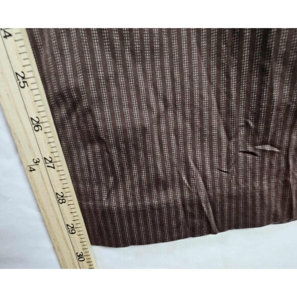 MATERNITY Liz Lange Pants Brown Striped Dress Office Waistband Flare Size 16 - Picture 6 of 8